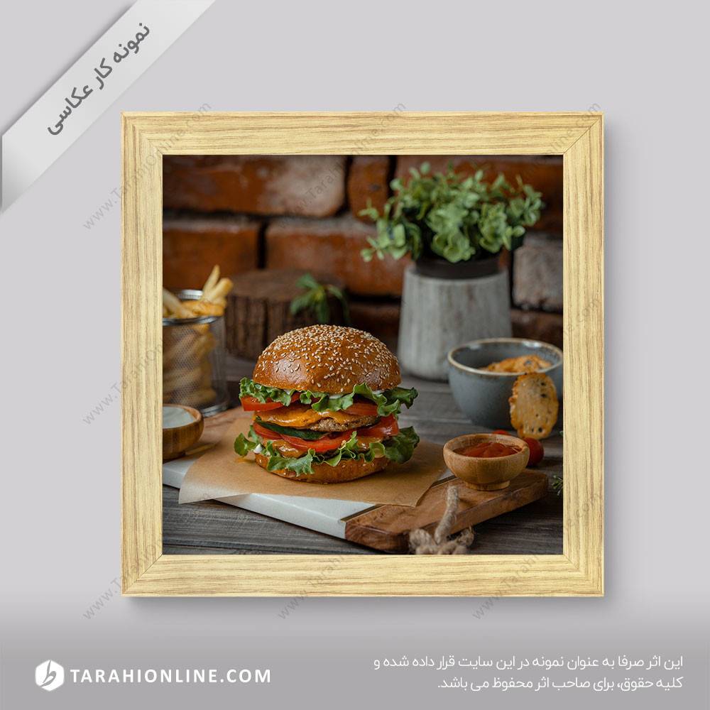 عکاسی از غذا - برگر ۱